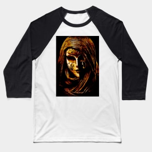 Venice Carnival. Mask Dark Secret Baseball T-Shirt